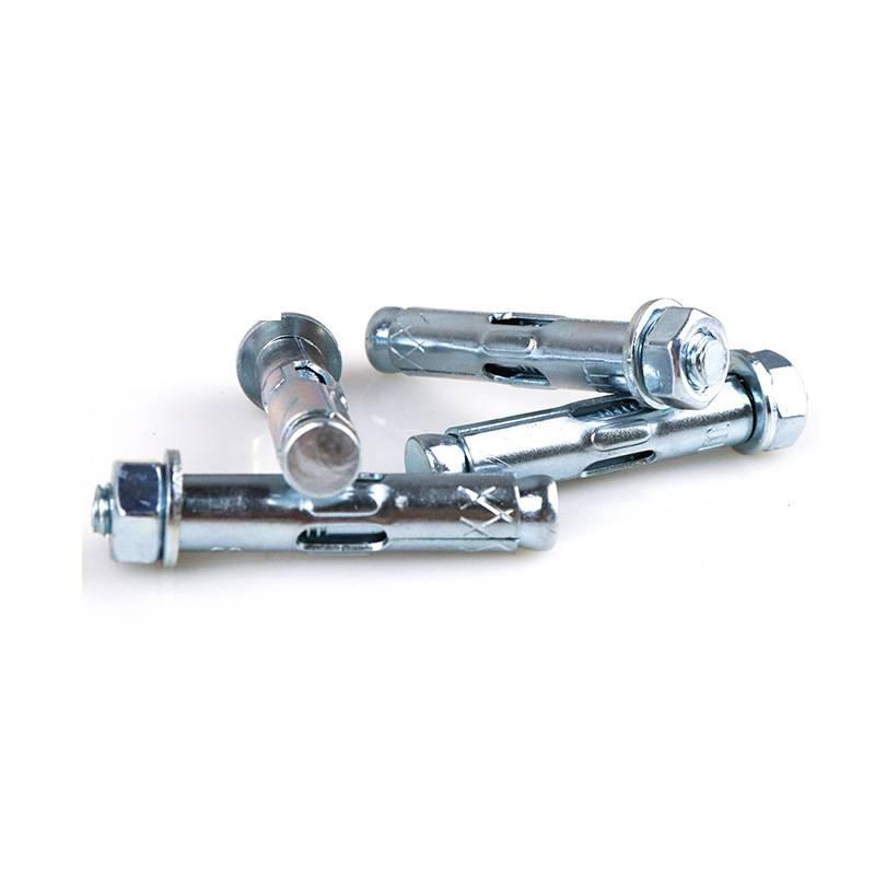 廠家直銷(xiāo)美標(biāo)六角套管美制膨脹管壁虎鍍鋅外六角藍(lán)白鋅碳鋼